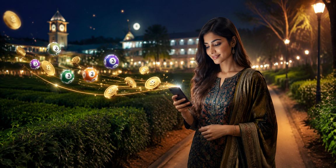 ময়মনসিংহে লটারি পুরস্কার হিসেবে বাংলাদেশি টাকা প্রদর্শন